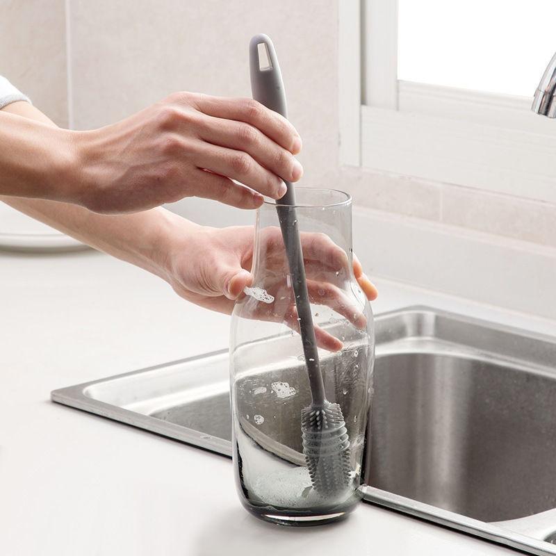 Silicone Bottle Cleaning Brush - Kitchen Tool - Image 2