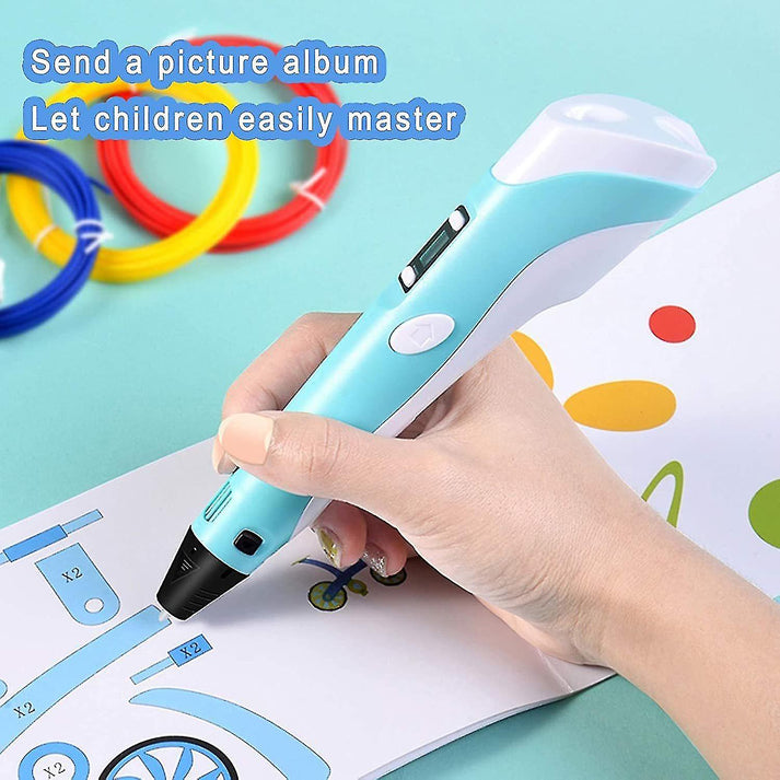 3D Pen for 3D Printing, PCL Drawing Pen, USB Chargeable with Safe PCL Filament - Image 7