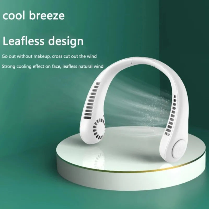 Mini Neck Bladeless Rechargeable Cooling Fan - Image 6