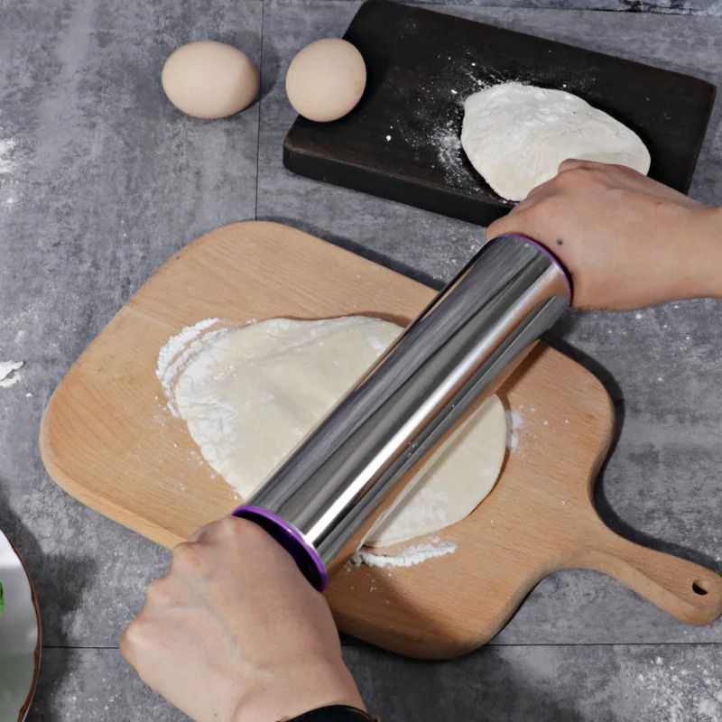 Premium Stainless Steel Rolling Pin for Baking and Pastry - Image 6