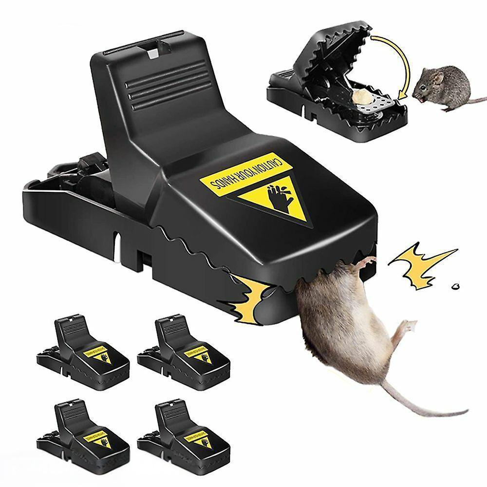 Heavy Duty Mouse Trap Black ABS Plastic 3 Pack - Image 6