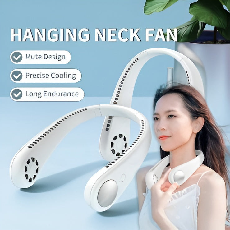 Mini Neck Bladeless Rechargeable Cooling Fan - Image 2