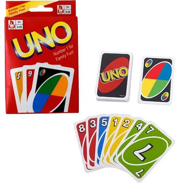 UNO Card Game for Kids & Adults - 110 Premium Multicolor Cards