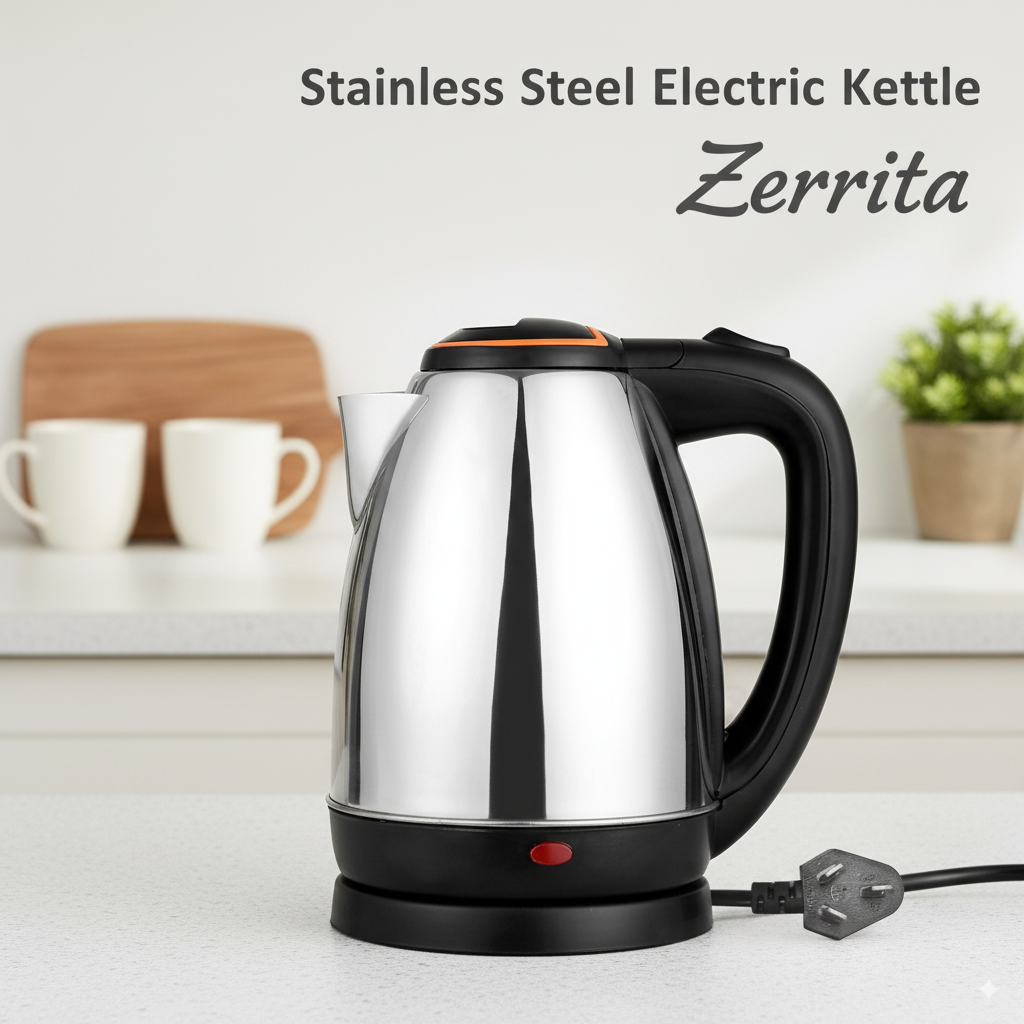 High-Quality Stainless Steel Electric Kettle - 2.0L, 1500W Water Boiler - Image 3