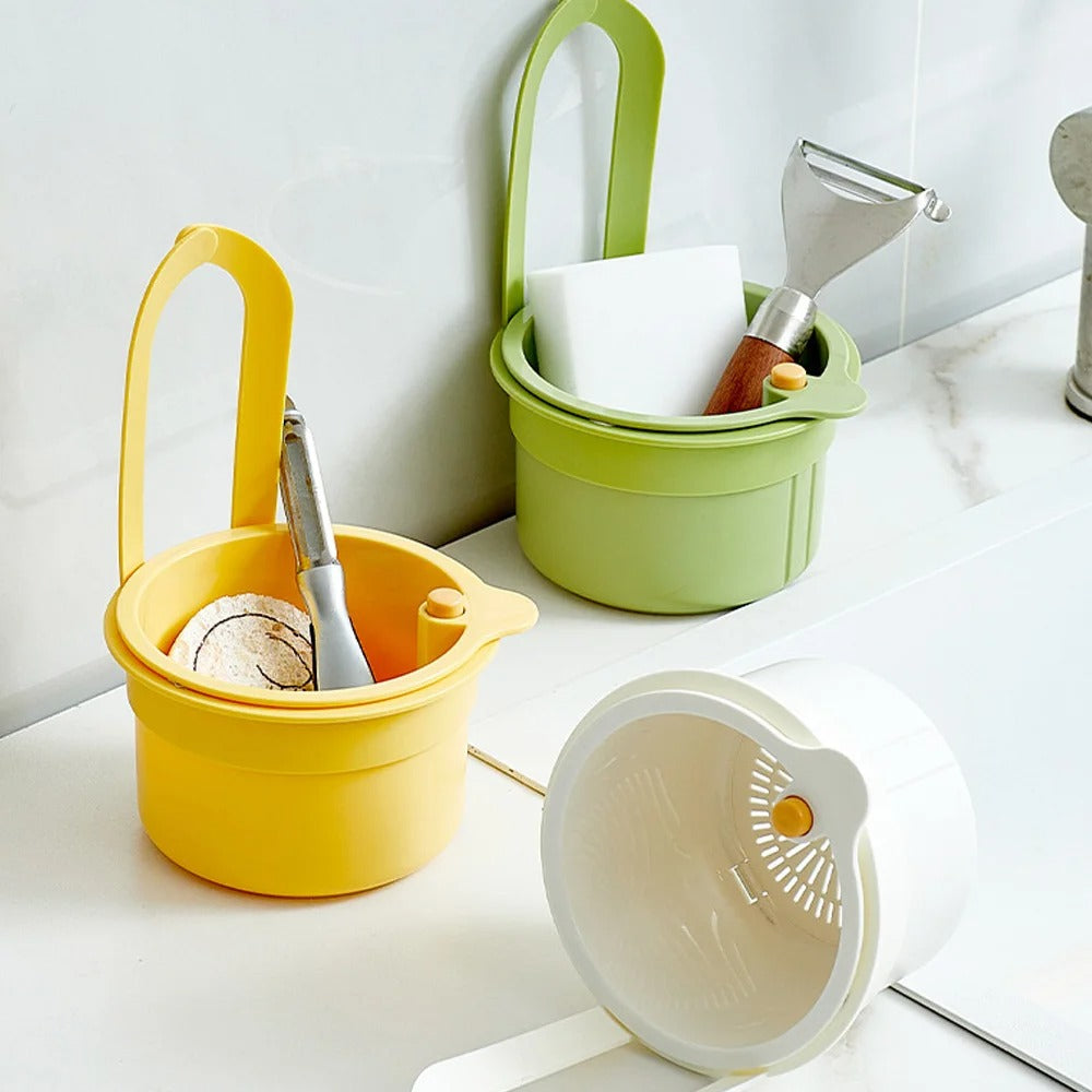 Sink Hanging Strainer Basket for Kitchen Organization - Image 2