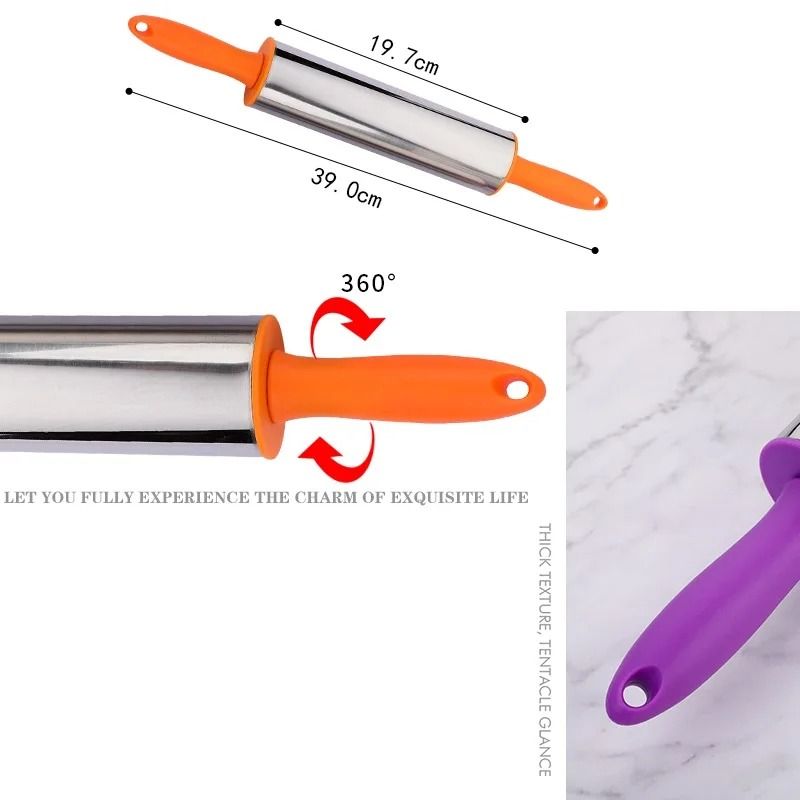 Premium Stainless Steel Rolling Pin for Baking and Pastry - Image 7