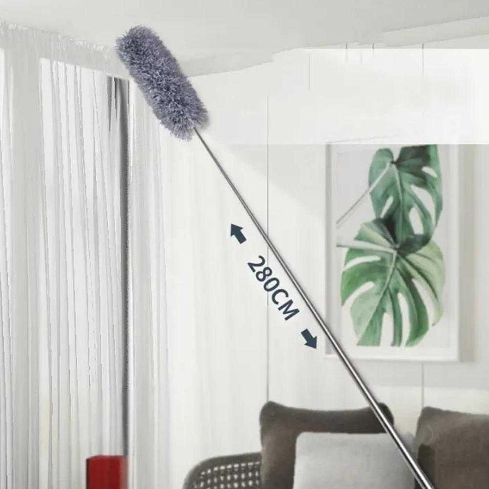 Flexible Microfiber Duster with Telescopic Stainless Steel Handle - Image 9