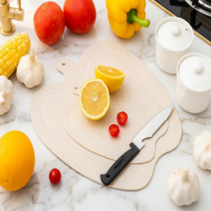 2 in 1 Knife & Cutting Board Set for Quick Food Prep