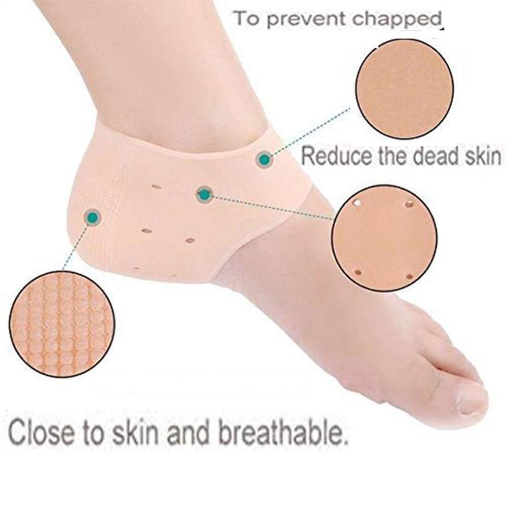 Silicone Gel Heel Pad Socks For Pain Relief And Anti Crack - 1 Pair - Image 7