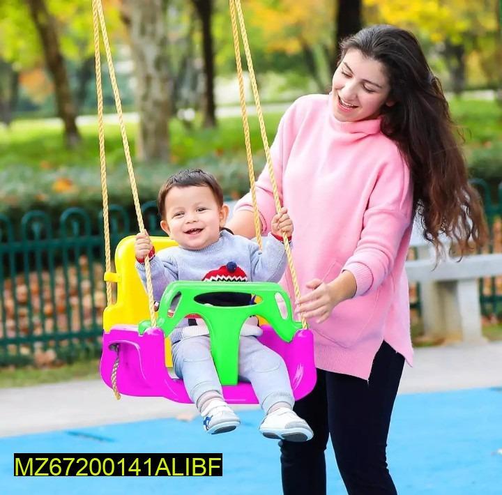3-in-1 Swing for Kids Plastic Outdoor Play - Image 4