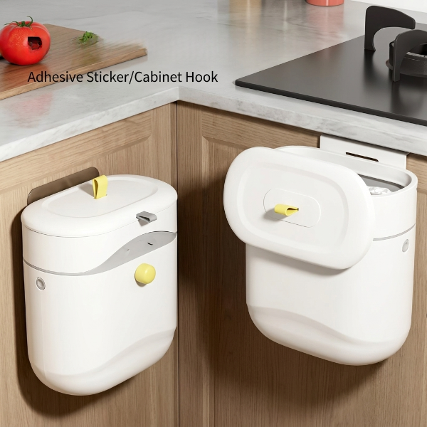 Mini Wall-Mounted Kitchen Trash Bin - Image 5