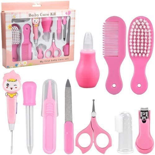 10 Pcs Baby Grooming & Nail Care Set with Healthcare Accessories - Image 4
