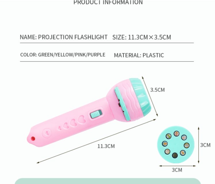 Slide Projector Torch & Children's Flashlight Early Education Toy - Image 4
