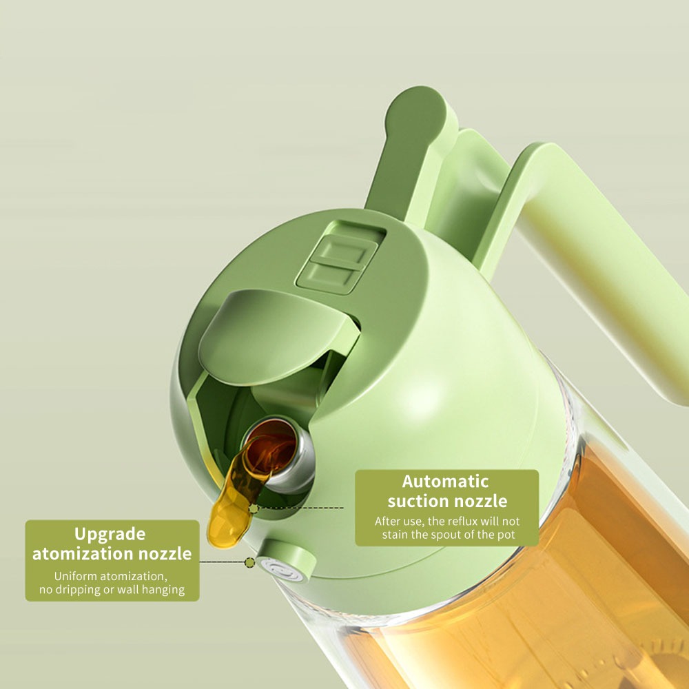 2-In-1 Oil Sprayer Bottle For Kitchen - Kitchen Accessory Designed For Cooking Oil Dispensing And Food Preparation Routine - Image 5