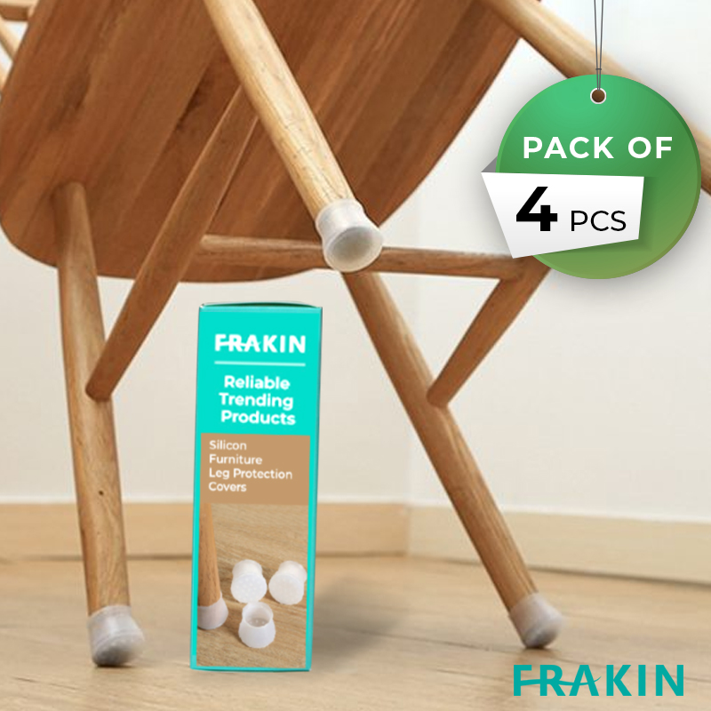 Pack of 4 Silicone Chair Leg Cap - Furniture Table Feet Cover Bottom Pad - Rubber Floor Protector - Anti-Slip Sturdy Slider Glide Easily Move Eliminate Noise Waterproof - Image 5