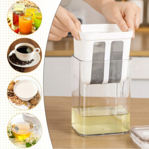 Multi-Purpose 1100ML Greek Yogurt Maker Hung Curd Strainer Box with Mesh Filter