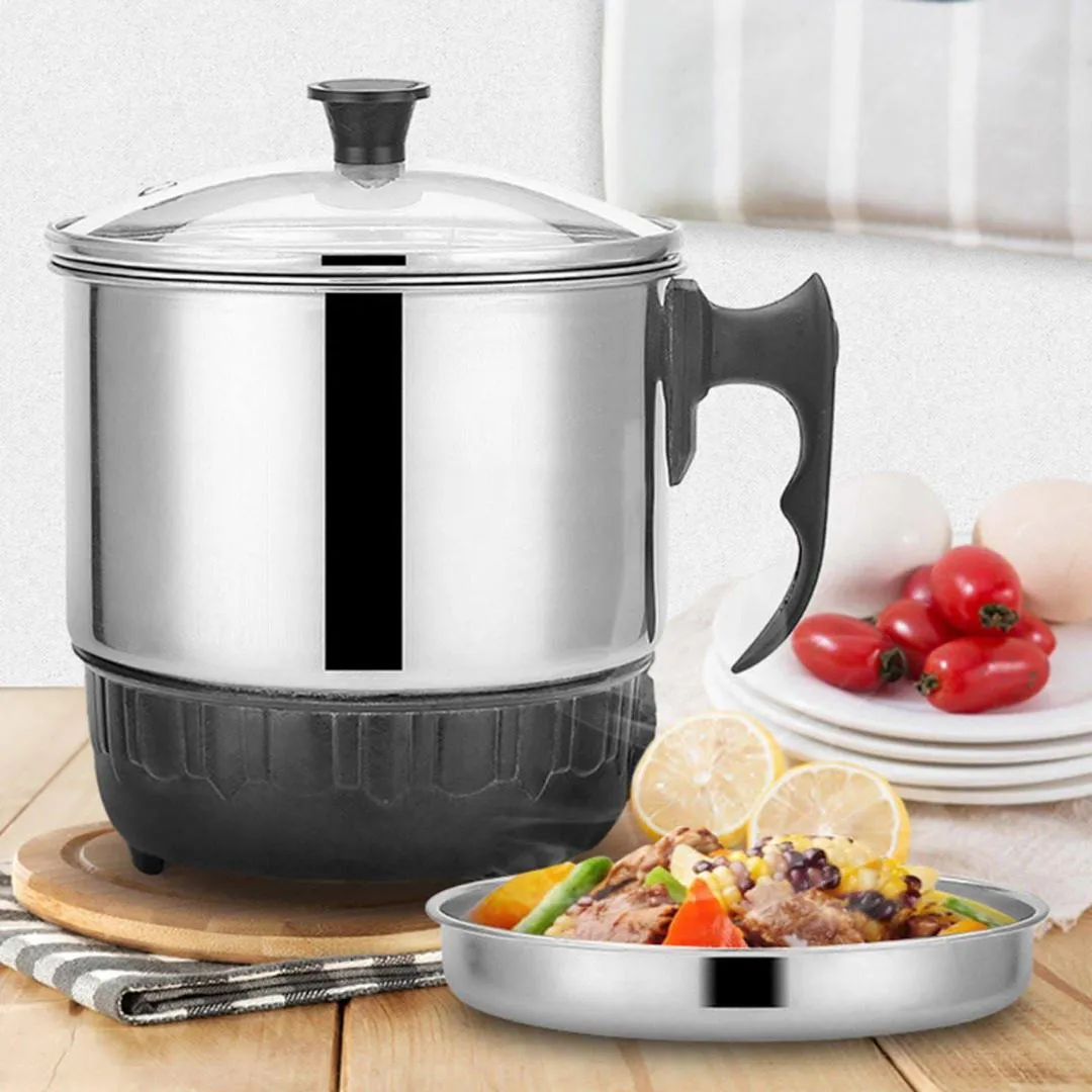 Electric Kettle Stainless Steel Black 50ml