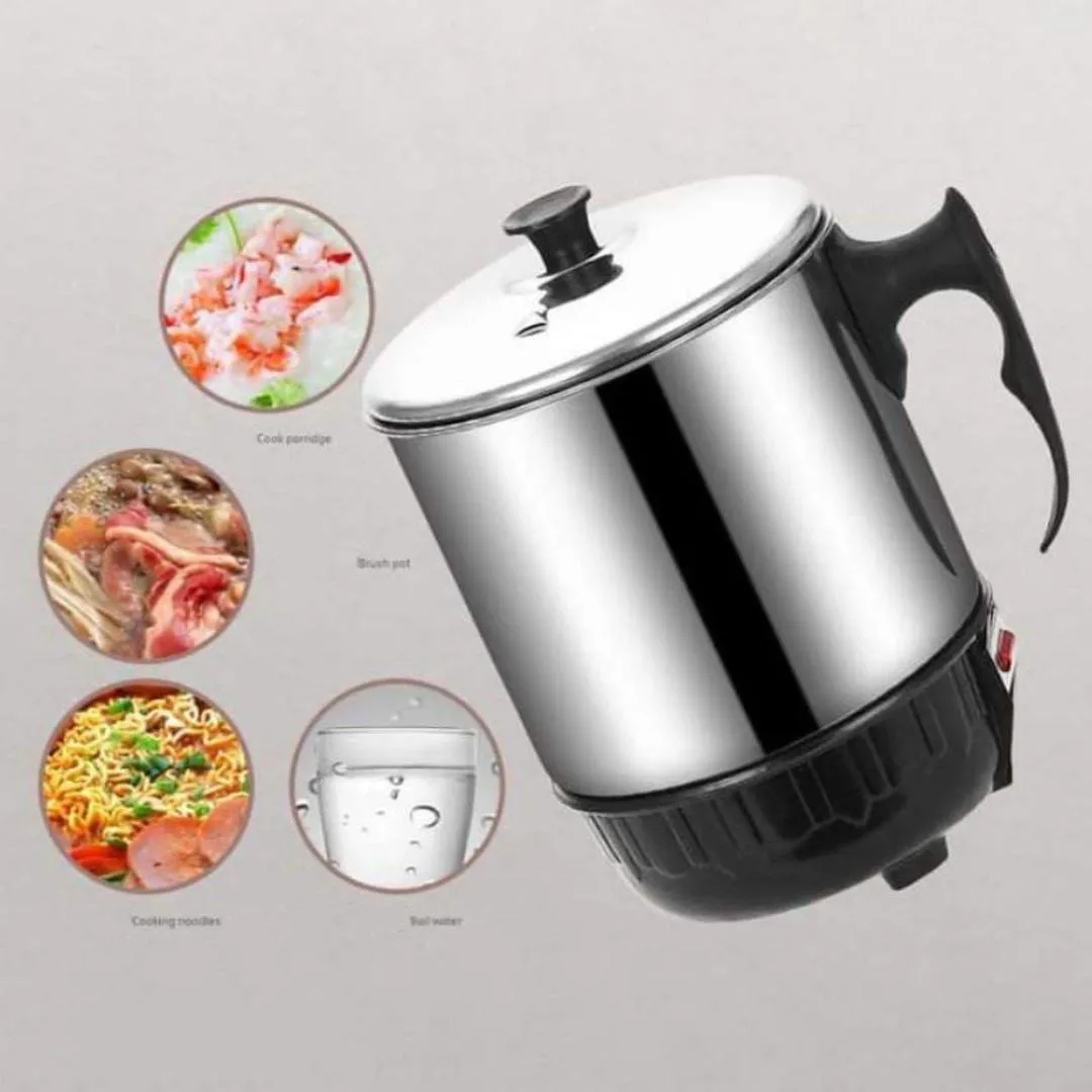 Electric Kettle Stainless Steel Black 50ml - Image 4