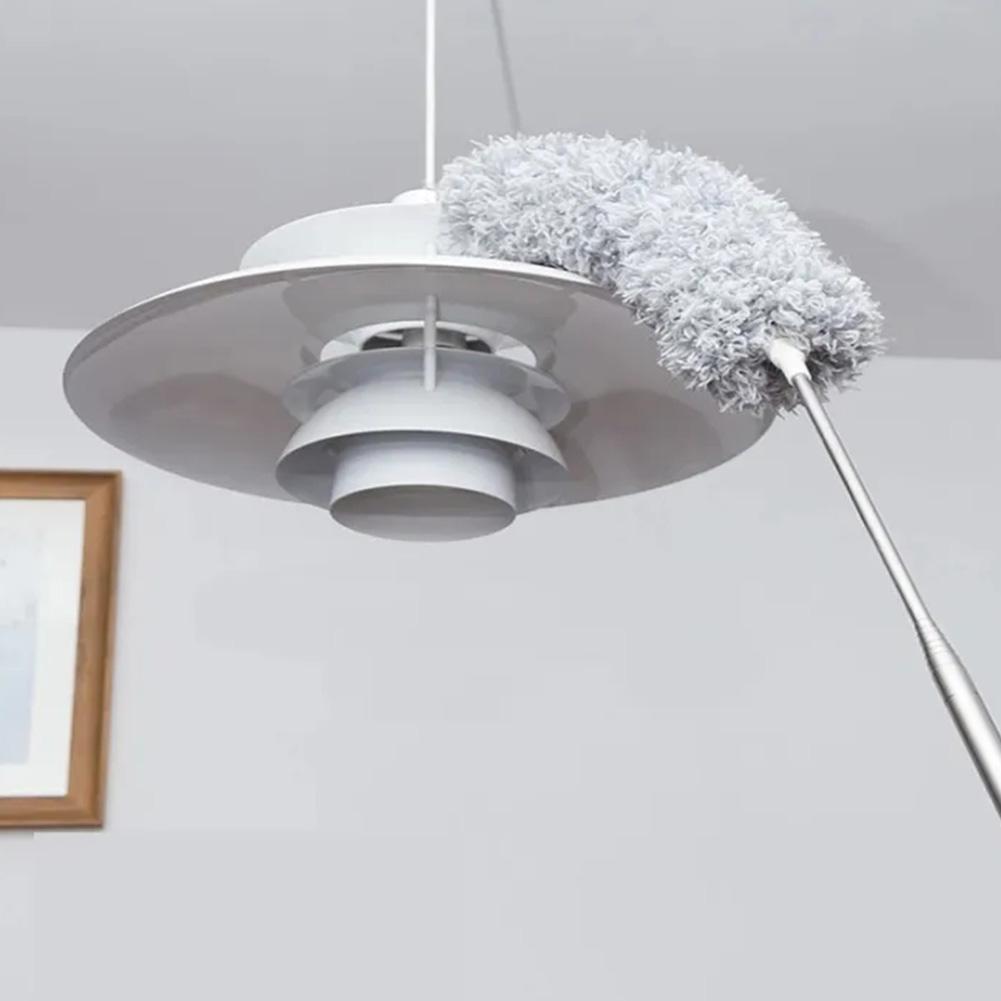 Flexible Microfiber Duster with Telescopic Stainless Steel Handle - Image 4