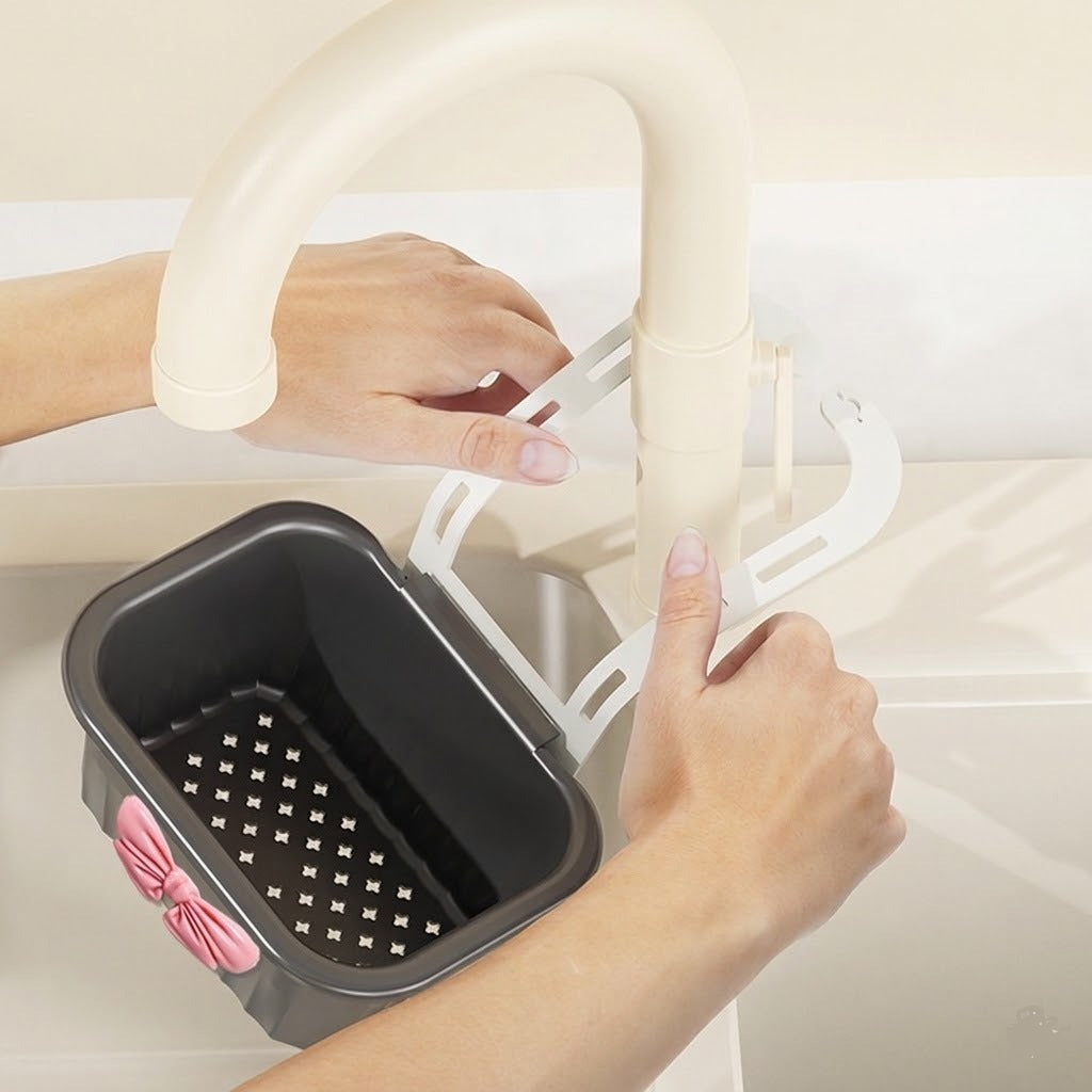 Hanging Sink Strainer Basket for Kitchen Organization - Image 4