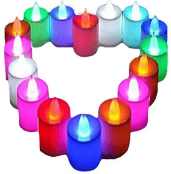 12-Pack LED Tea Lights Candles Battery Operated - Image 2