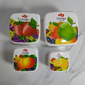 4 Pcs Mini Fresh Keeping Storage Jar Set