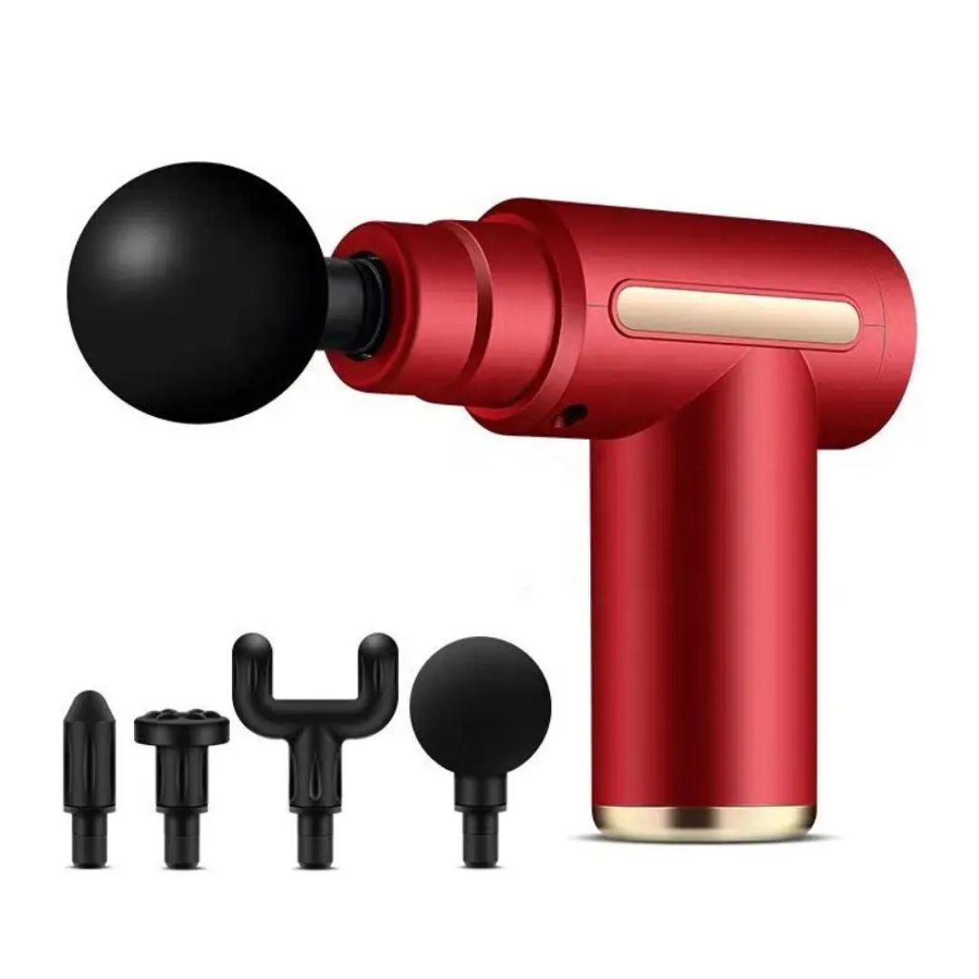 5-in-1 Multifunctional Electric Deep Tissue Massage Gun with 6 Speeds and 4 Heads - Image 2