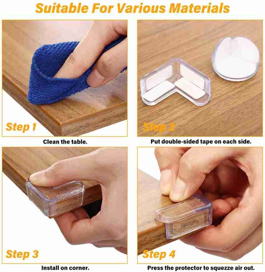 4Pcs Table Corner Protector Set Baby Safety Furniture Guard - Image 2