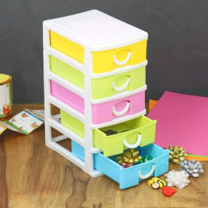 Plastic 4 Layer Storage Drawer & Jewelry Box