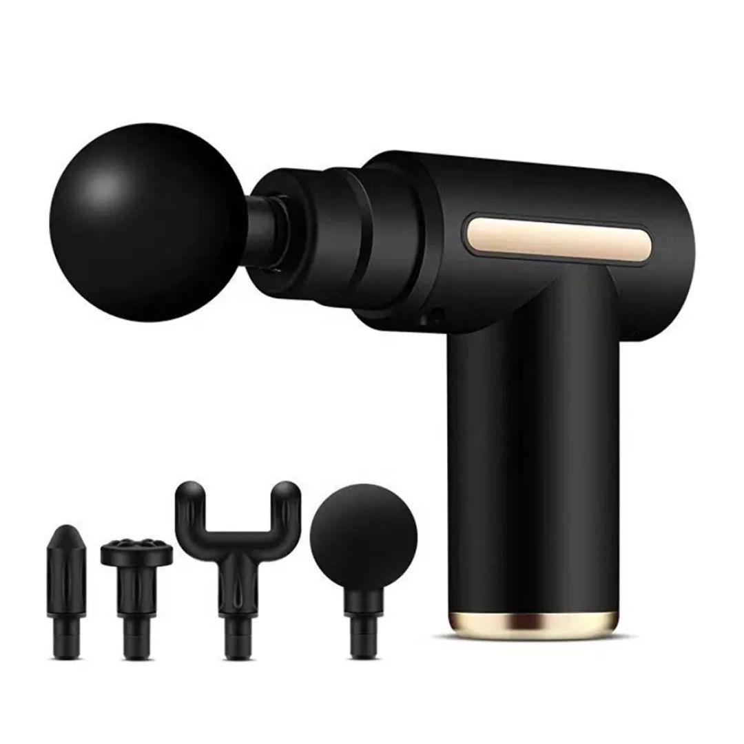 5-in-1 Multifunctional Electric Deep Tissue Massage Gun with 6 Speeds and 4 Heads - Image 3