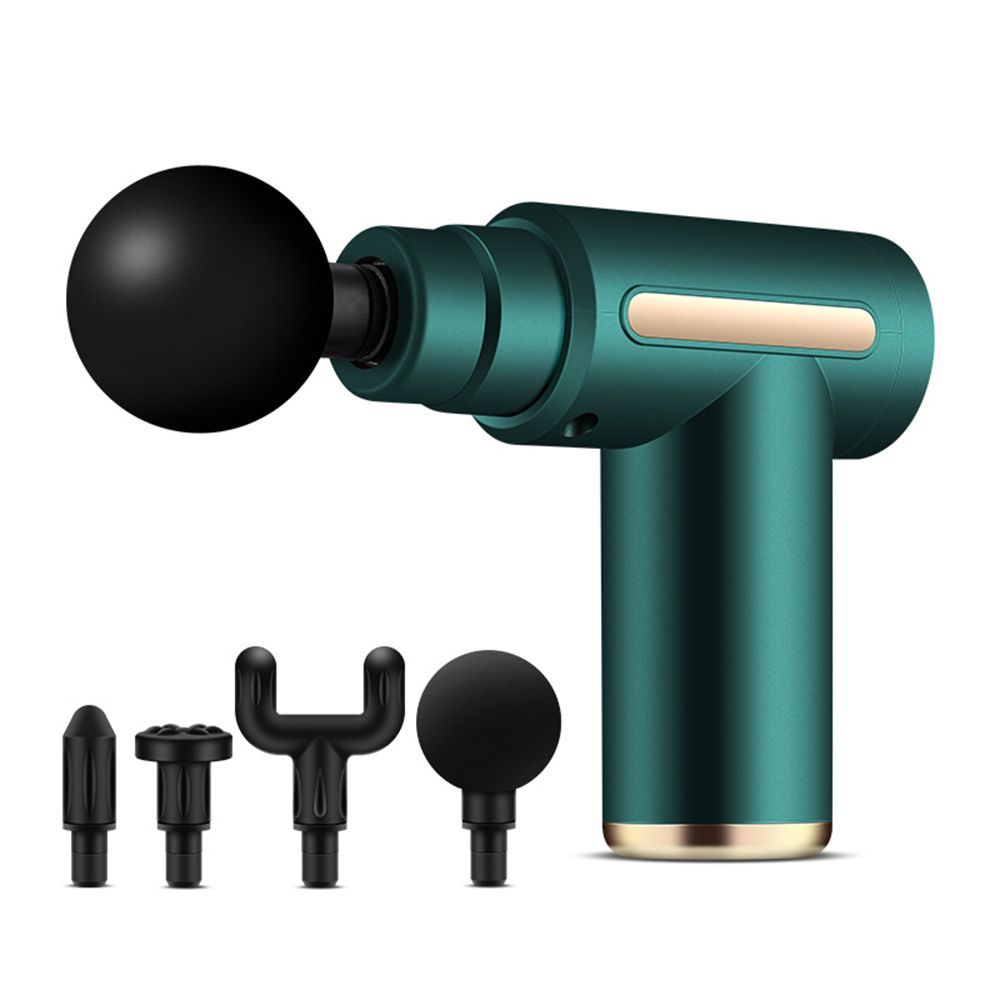 5-in-1 Multifunctional Electric Deep Tissue Massage Gun with 6 Speeds and 4 Heads - Image 4