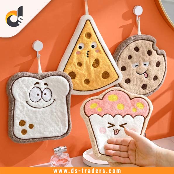 Cute Cartoon Kitchen Towel Random Design - Image 2