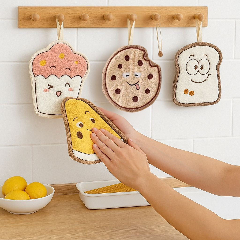 Cute Cartoon Kitchen Towel Random Design - Image 4