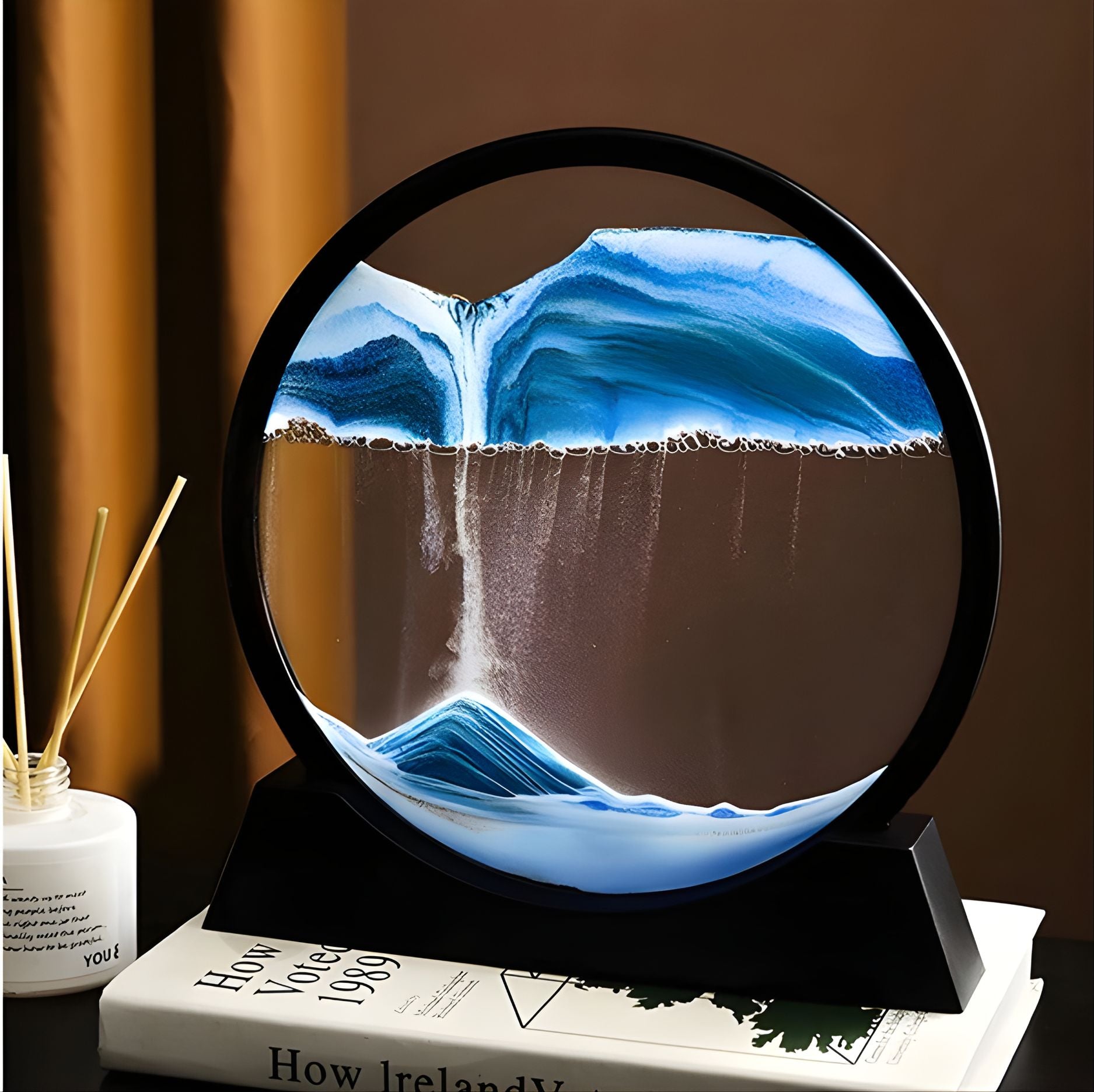 3D Dynamic Moving Sand Art Lamp with LED Lighting - Image 3