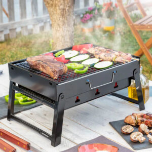 Portable & Foldable Space Saver BBQ Grill