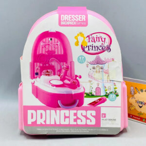 Princess Dresser Backpack Pretend Play Makeup Toy Set
