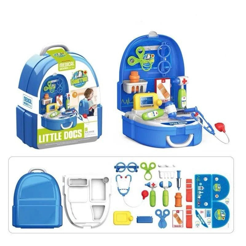 17 pcs Little Doctor Medical Kit with Backpack - Image 3