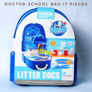 17 pcs Little Doctor Medical Kit with Backpack