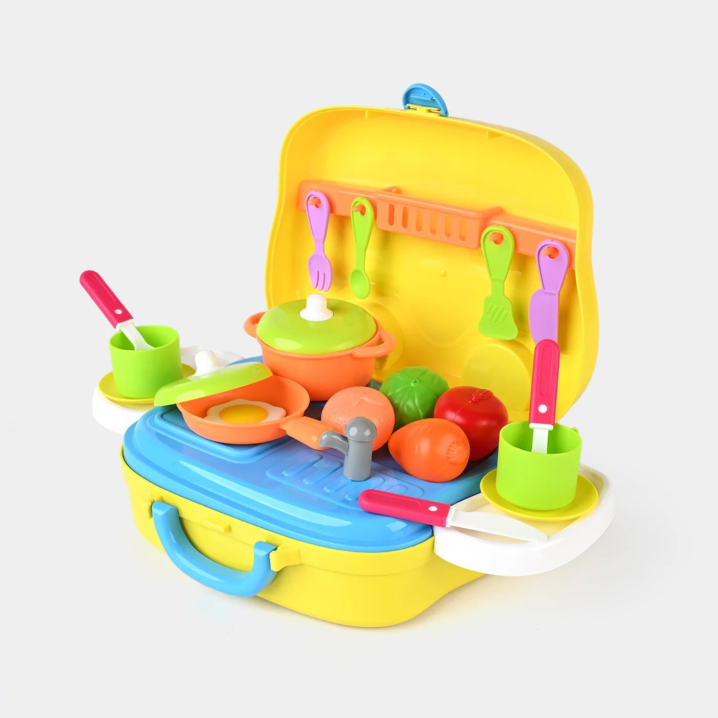 26-Piece Little Chef Toy Set in Briefcase – Kids’ Role Play Cooking & Kitchen Playset