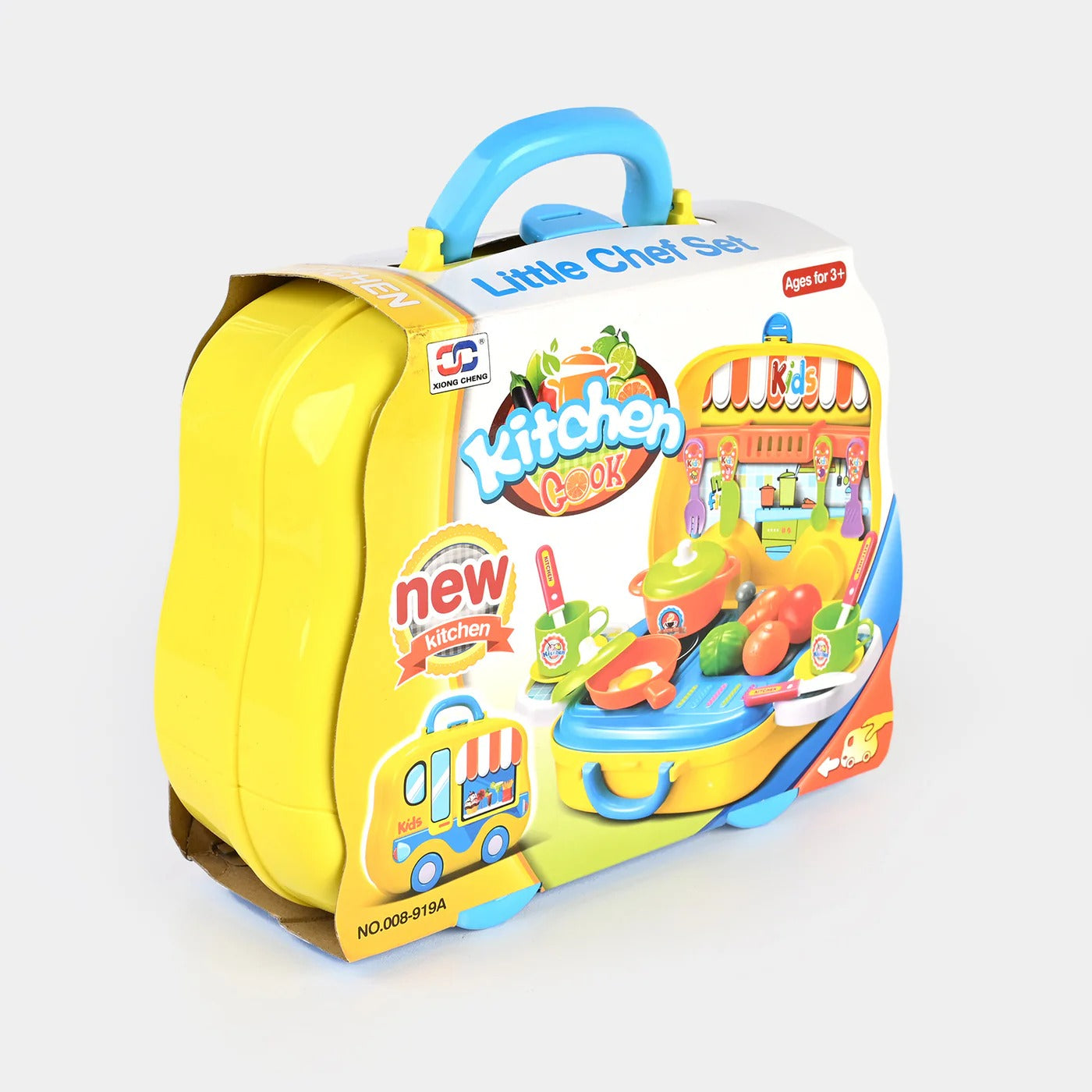 26-Piece Little Chef Toy Set in Briefcase – Kids’ Role Play Cooking & Kitchen Playset - Image 3