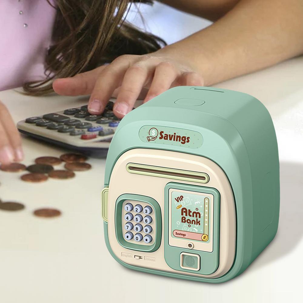 Kids Electronic ATM Cash Bank with Password Lock - Image 3