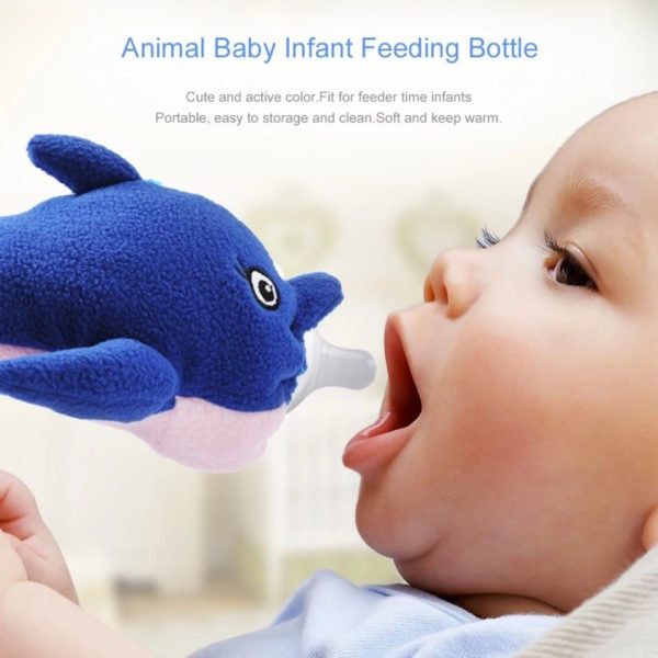 Animal-Themed Baby Feeder Cover – Soft & Cute Feeding Bottle Cover - Image 2