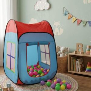 Kids Pop-Up Play Tent with 50 Balls – Foldable Indoor & Outdoor Playhouse