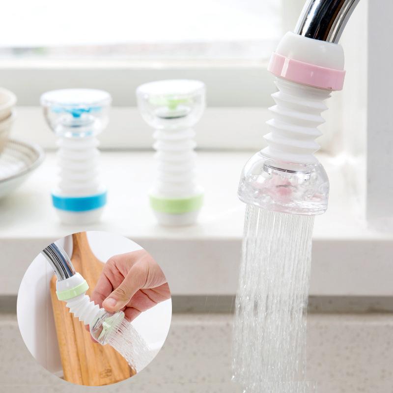 360 Adjustable Kitchen Water Saving Faucet Splash-Proof Sprayer Head with Filter - Image 5