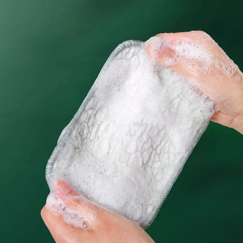 4Pcs Double-Side Dishwashing Sponge & Scrubbing Cloths - Image 6