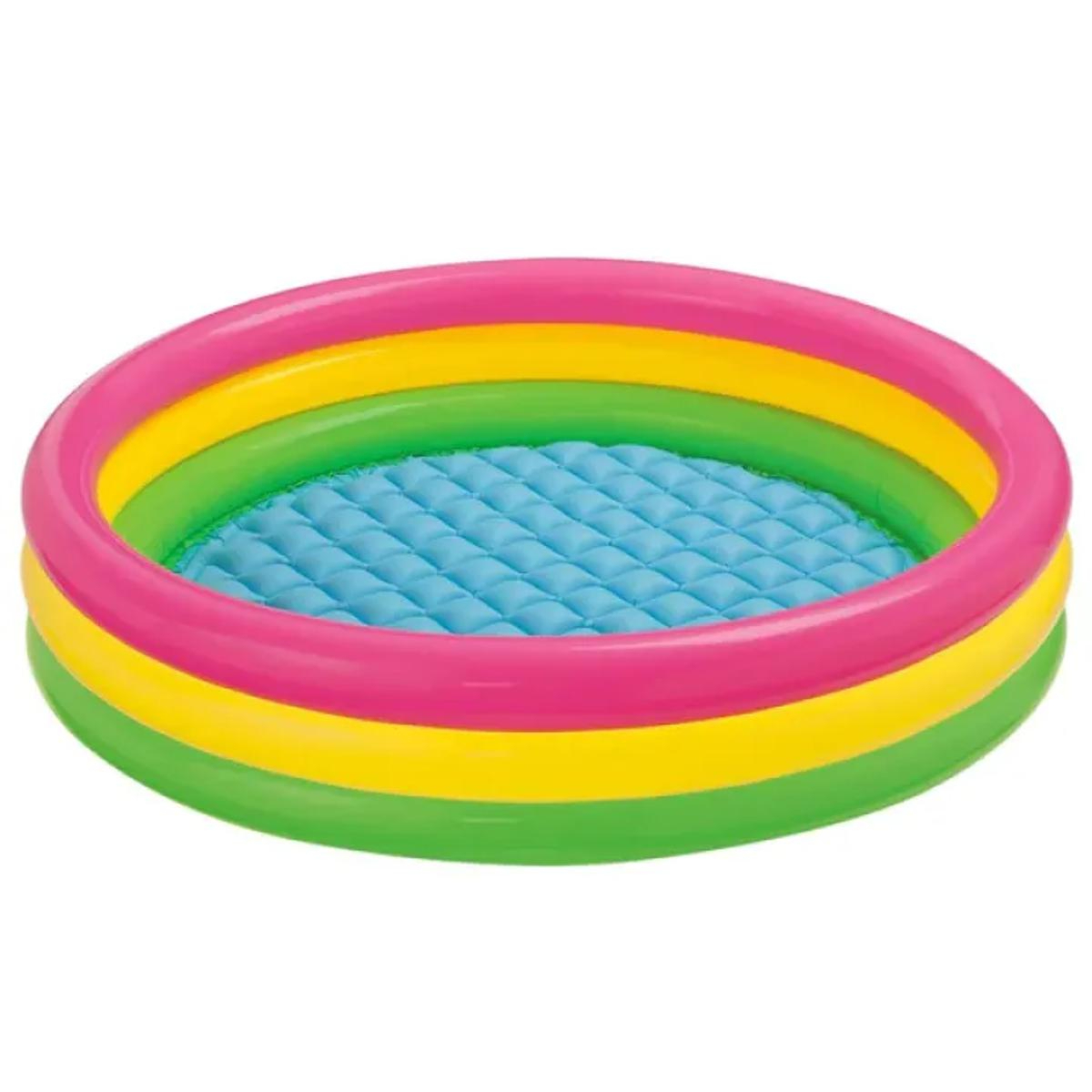 3 Ring kids swimming Pool (34 x 10 Inches Sunset pool) approx 3foot
