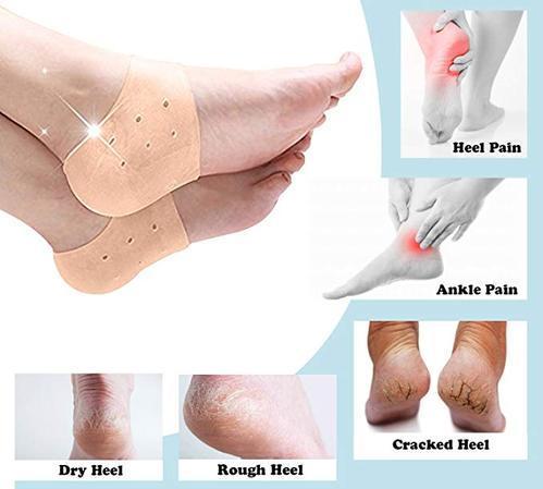 Silicone Gel Heel Pad Socks For Pain Relief And Anti Crack - 1 Pair - Image 5