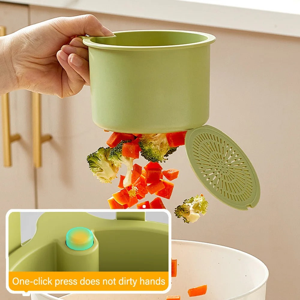 Sink Hanging Strainer Basket for Kitchen Organization - Image 3