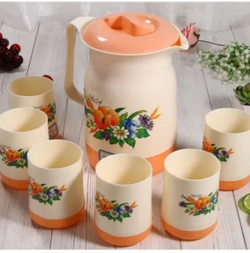 7pcs Insulated Water Jug and Glass Set - Image 2