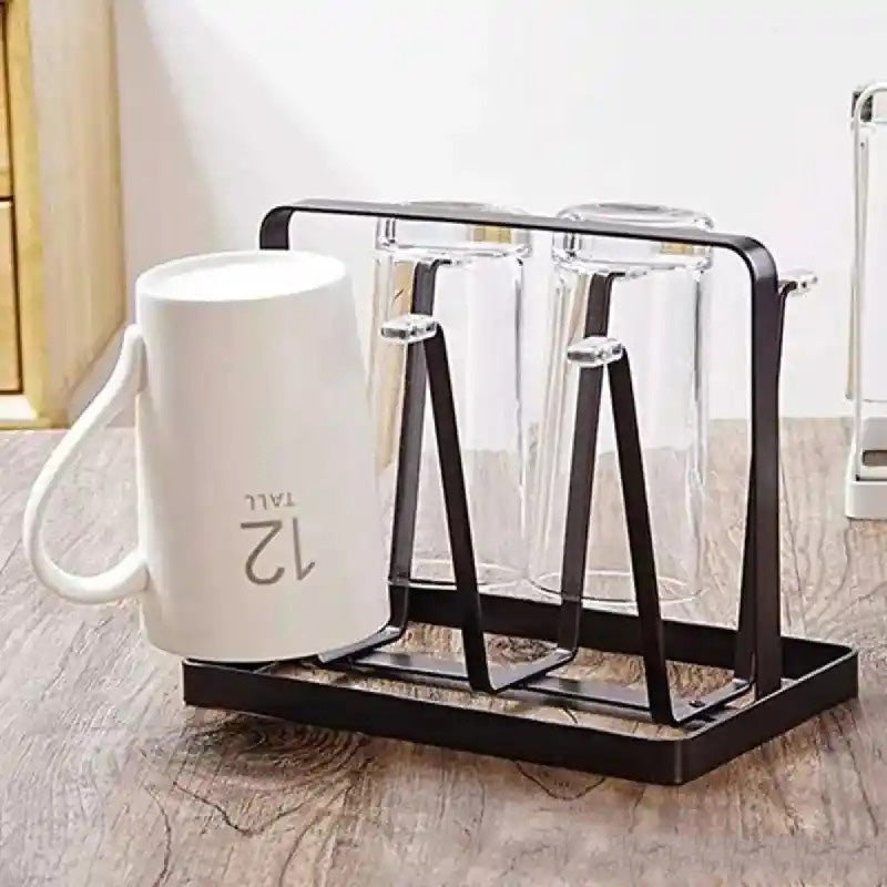 Iron Glass Stand and Cup Holder - Kitchen Organizer - Image 2
